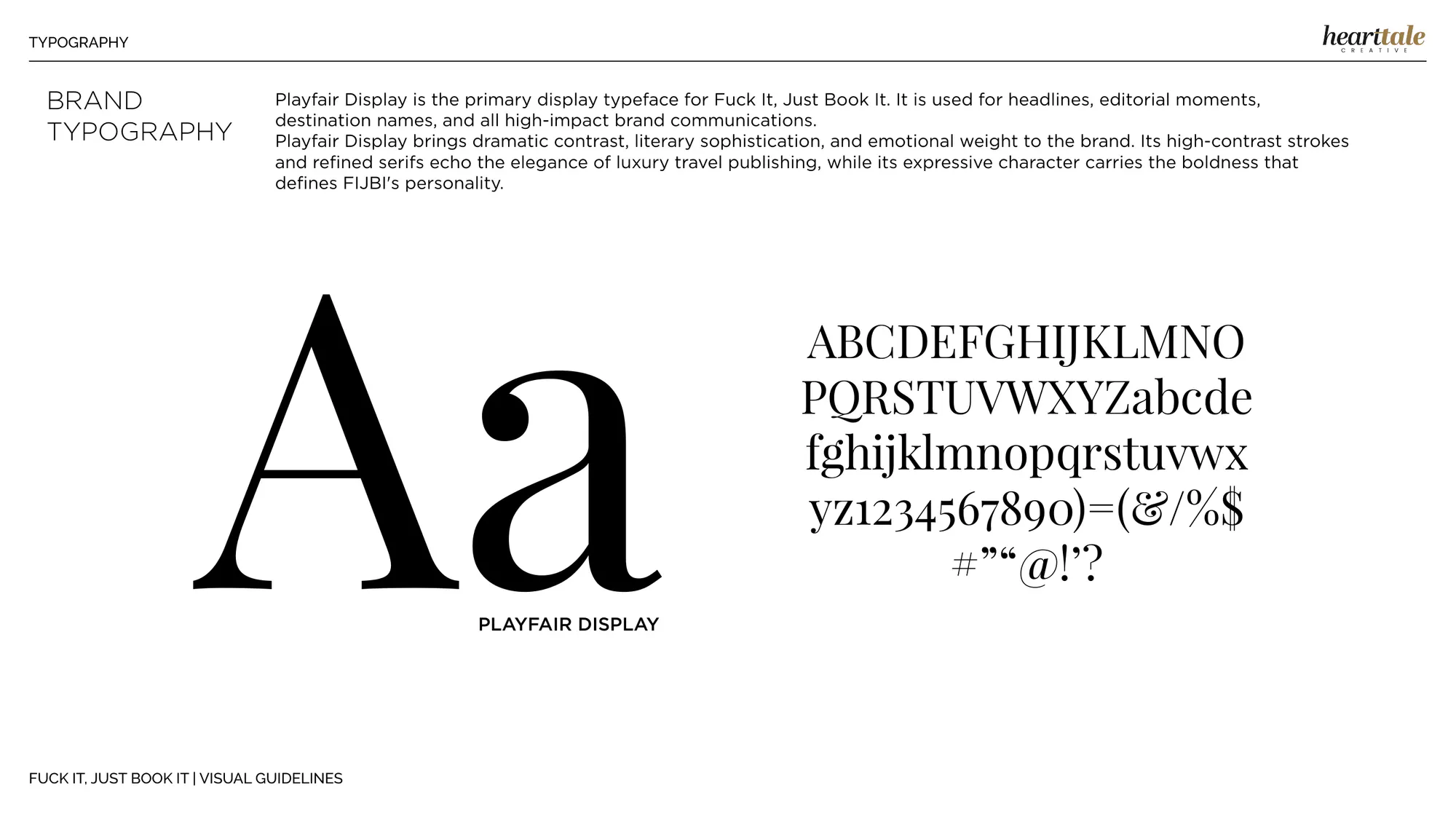 Playfair Display, the display typeface