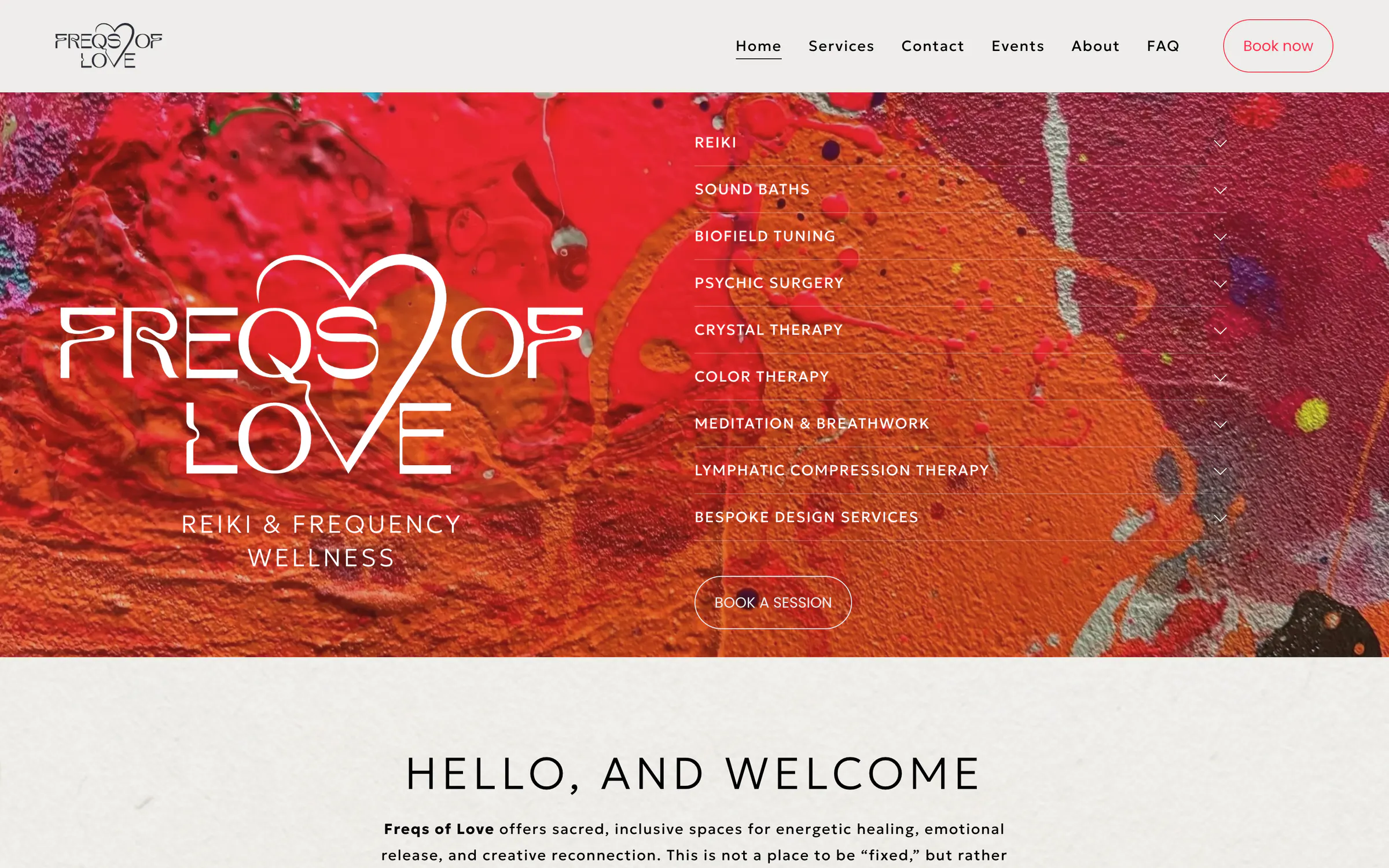 Freqs of Love, Kaila Hall’s previous site